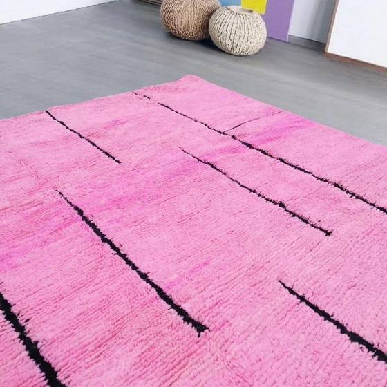 Image 1 of Tapis en laine pure naturelle tissé main taille 2/3 m