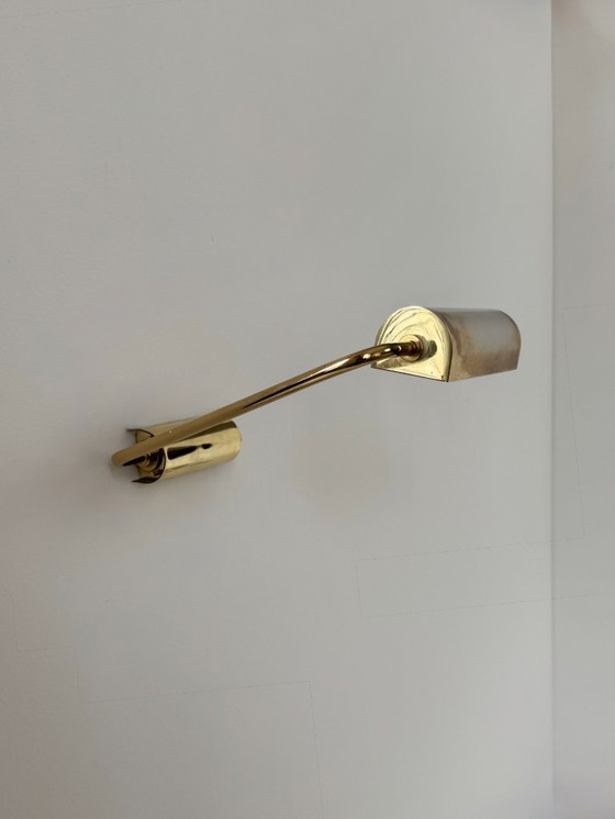 Image 1 of Applique vintage regolabile in ottone, Francia, 1970