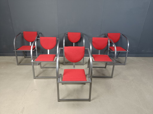 Chaises de salle à manger Sinus de KFF, années 1990, ensemble de 6