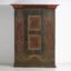 Folk Art Painted Cabinet, Central Europe, dated 1814 – Storage cabinet (photo 10 of 10)
