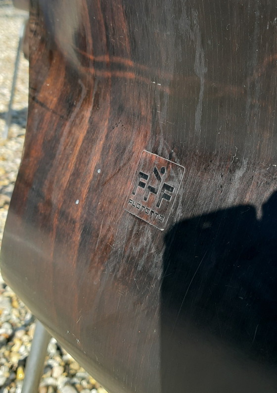 Image 1 of Set van 4 palisander eetkamerstoelen Flötotto Mid Century Design 