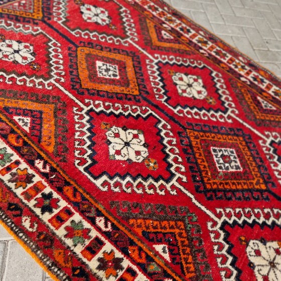 Image 1 of Tapis persan ancien tapis de laine noué à la main
