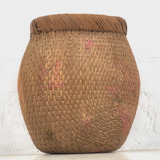 Antique willow basket (c.1900) #10, Decorative Objects, Wicker, Brown (photo 10 of 12)