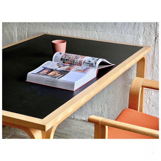 Image 1 of Juego de 2 sillas Magnus Olesen naranjas, Dinamarca, años 70 