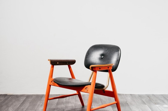 Image 1 of Ensemble de deux fauteuils et une table basse Marco Zanuso pour Poltronova, design vintage des années 1970