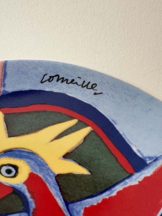 Image 1 of Plato decorativo El pájaro de fuego, Corneille, 30 cm de diámetro