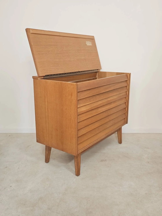 Wäschetruhe oder Spielzeugkiste Tschechisch von DREVOZPRACUJICI 1960 – Aufbewahrungsschrank, Wood (photo 13 of 23)