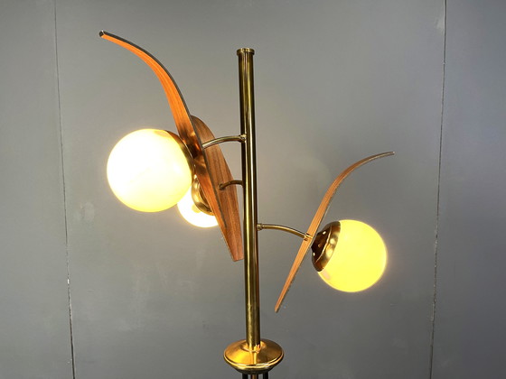 Image 1 of Mid century italian floor lamp attr. to Stilnovo, 1950s