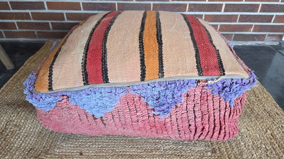 Pouf berbère vintage – Poufs & repose-pieds, Wool (photo 7 of 7)