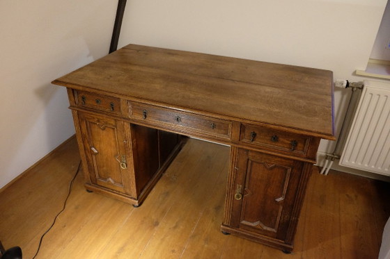 Antique wooden desk (photo 3 of 14)