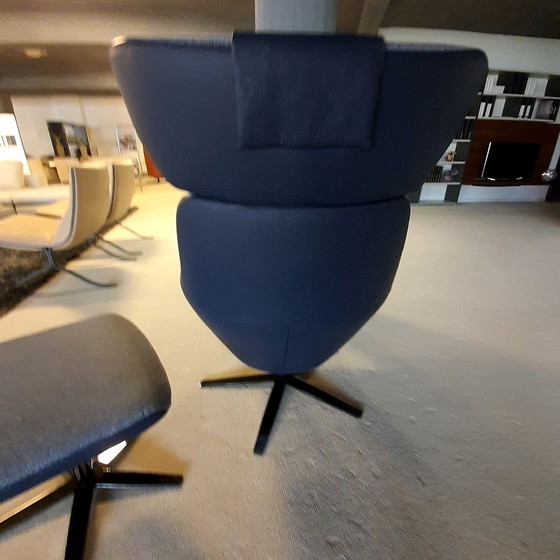 Image 1 of bert plantagie Zyba fauteuil met poef