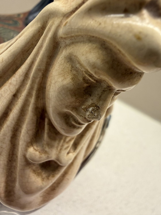 Majolika-Krug im ägyptischen Stil, um 1880. Gerbing & Stephan – Gerbing&Stephan, Dekorative Objekte, Ceramic (photo 10 of 15)