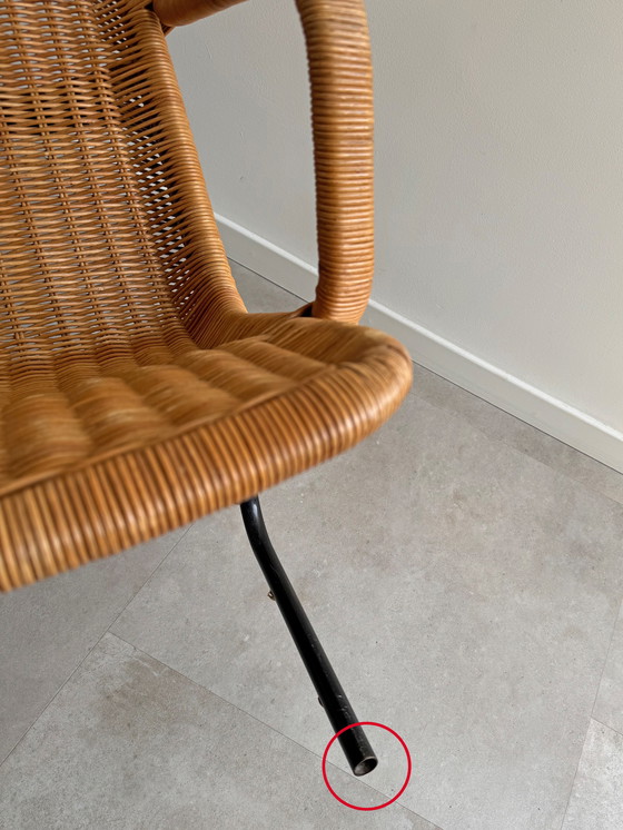 Image 1 of 1x Poltrona in rattan Dirk Van Sliedregt