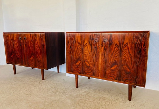 Image 1 of CREDENZE VINTAGE RETRO DANESI DI METÀ SECOLO IN PALISSANDRO DI BROUER ANNI '60