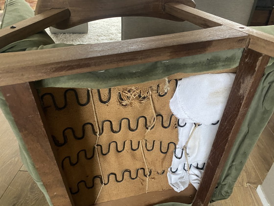 Image 1 of 2 vintage Scandinavische stoeltjes teak jaren 60