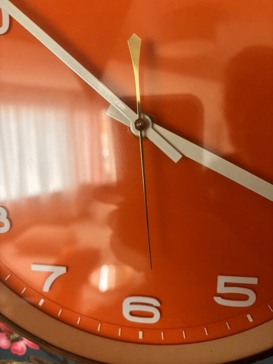 Image 1 of Metamec clock orange