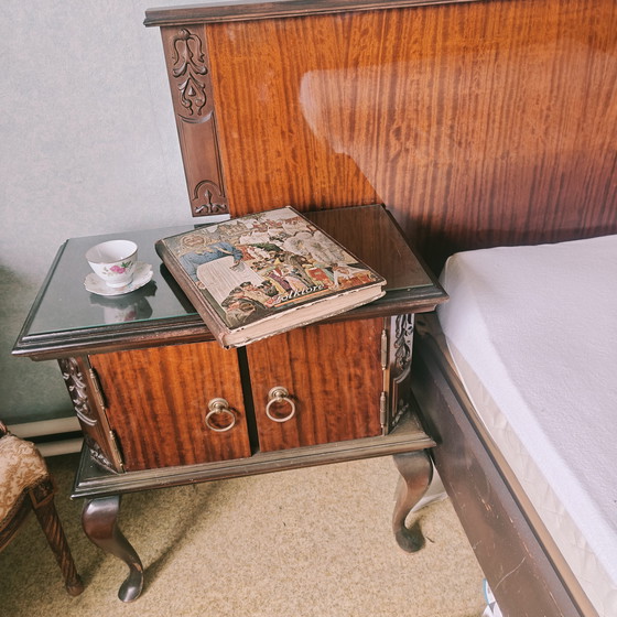 Image 1 of Architecturale Mid-Century Slaapkamer-Suite – 3m Geïntegreerd Wandconcept – Hoogglans "Puzzle-Fit" Design