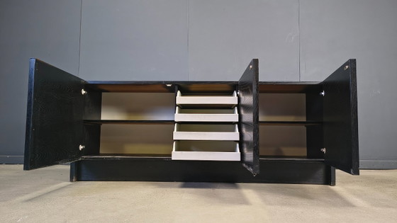 Image 1 of Black brutalist sideboard, 1970s 