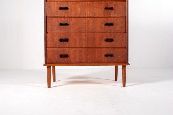 Image 1 of Cómoda de teca de mediados de siglo, moderna y escandinava, década de 1960