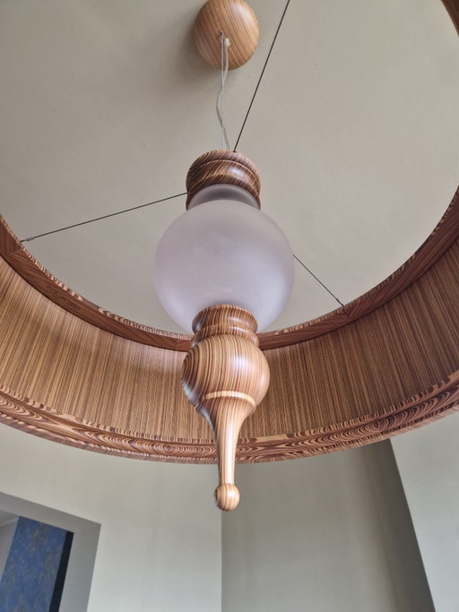 Lampada a sospensione Moooi Tree – Zebrano – Ø 70 cm – Fuori produzione – hanglampen, Wood (photo 2 of 5)