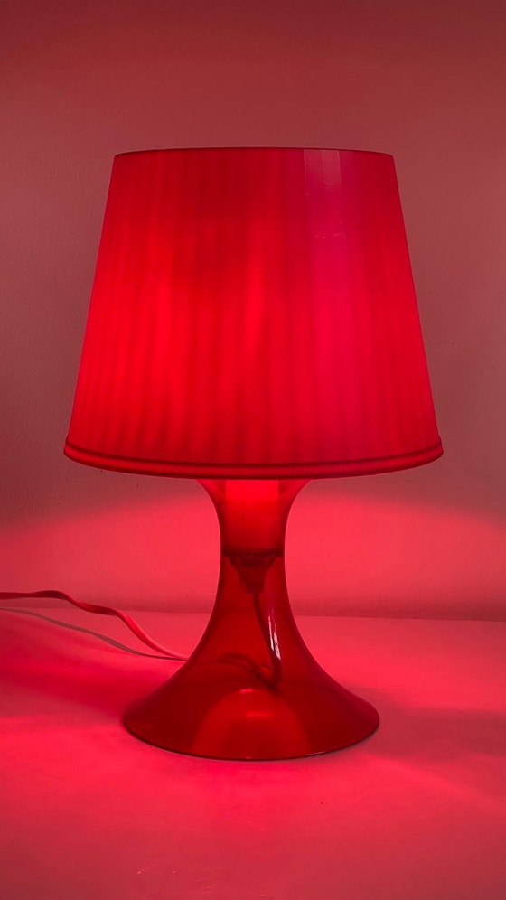 Image 1 of Lampe Rouge Ikea Vintage