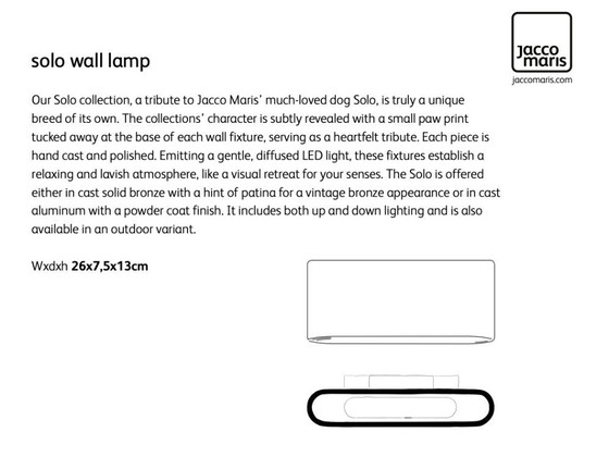 Image 1 of 4x Aluminium-Wandleuchte - Jacco Maris Solo
