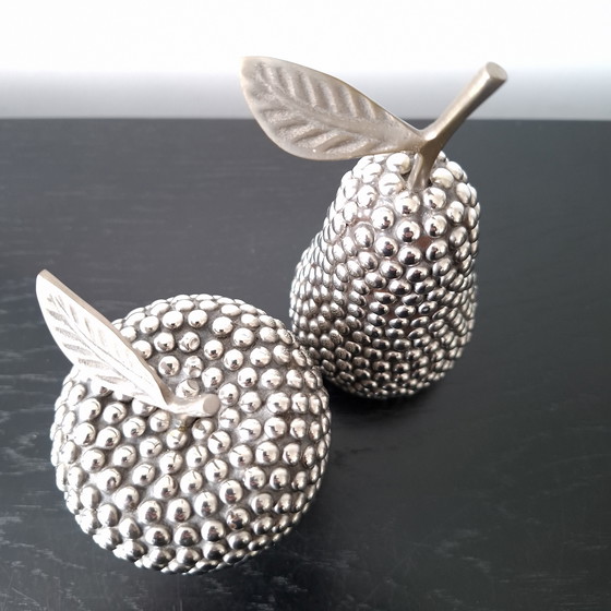 Image 1 of Set vintage studs appel en peer jaren 60 / 70