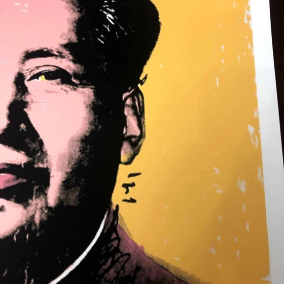 1990s After Andy Warhol "Mao Zedong" Lithograph – Lithographs & prints, Paper (photo 6 of 11)
