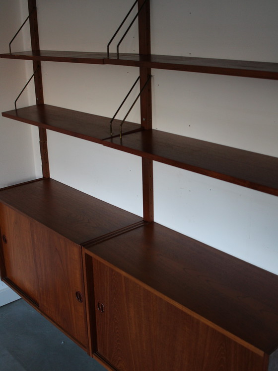 Image 1 of Sistema di pareti modulari danesi vintage in teak