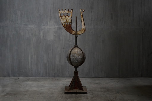 Vintage modernist Pius X rooster, Netherlands 1960