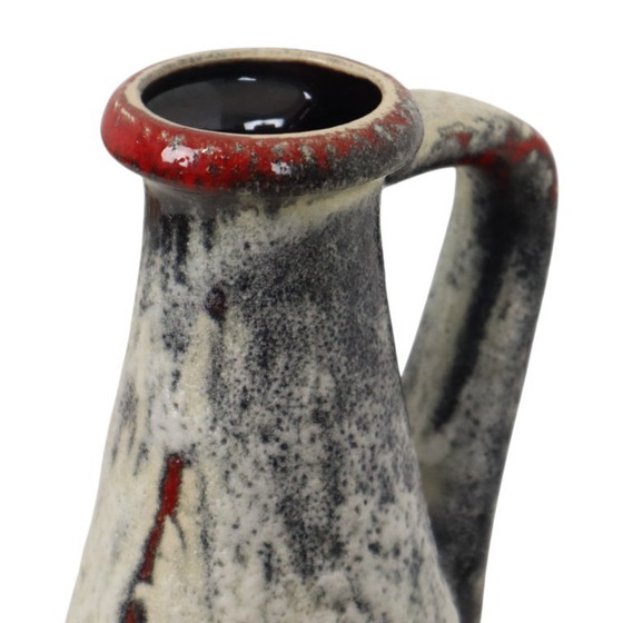 Ensemble de 3 vases Fat Lava en faïence d'Allemagne de l'Ouest – Bay Keramik, Ceramic (photo 8 of 13)