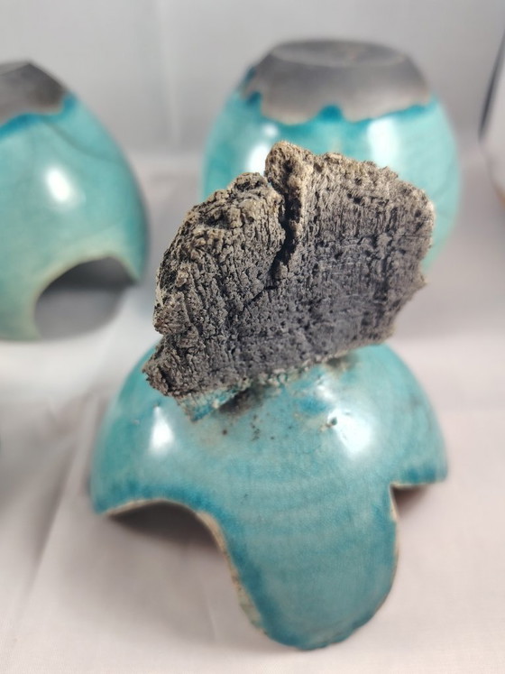 2 vasi Raku firmati Lecomte di Bernard Lecomte Menton – Oggetti decorativi, Ceramica (photo 4 of 8)