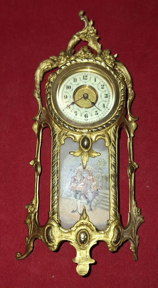 Mignonette Rokoko Ludwig XV Tischuhr