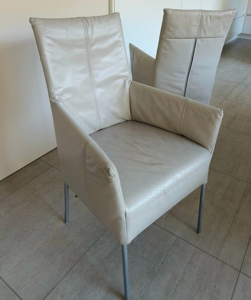 6x Esszimmerstuhl Leder