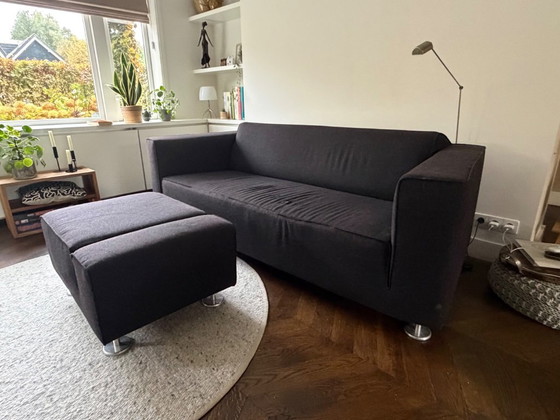 Dark grey fabric sofa with ottoman, Design on Stock, Couches, Textile, Metal, Modern (photo 3 of 5)