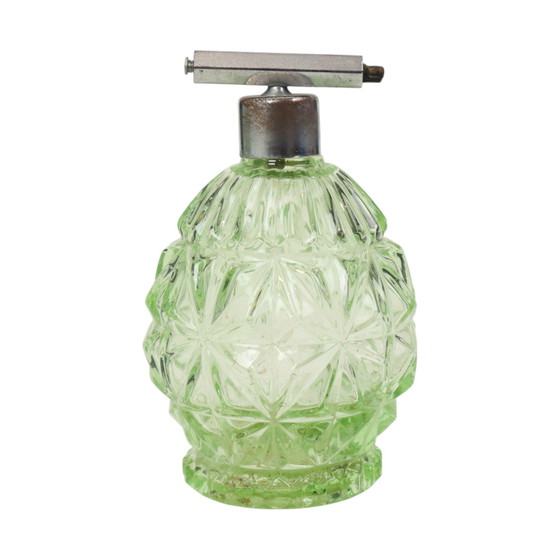 Image 1 of Set de toilette en cristal vert Set Boudoir