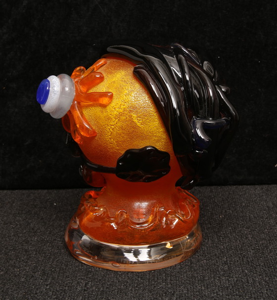 Image 1 of Kostabi, Paul - scultura in vetro di Murano - pezzo unico - firmato a mano