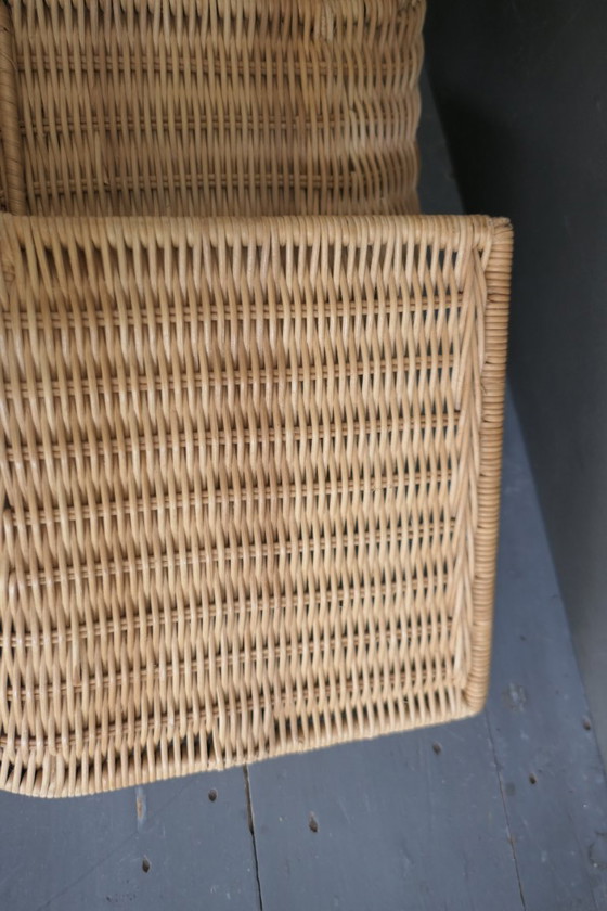 Image 1 of Revistero de pared de ratán Ikea "Tiby" Karl Malmvall