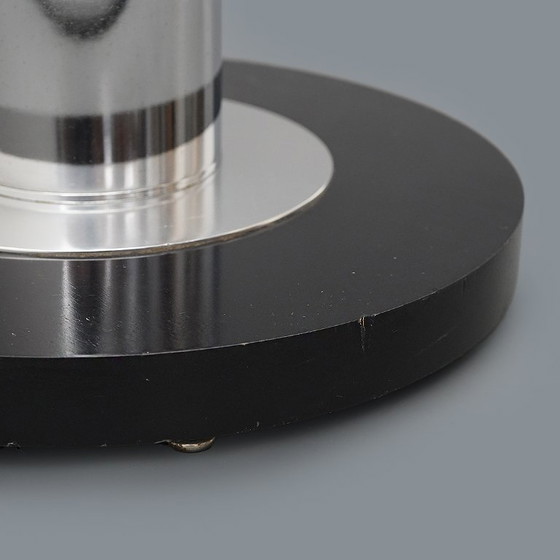 Image 1 of Lámpara perchero en metal cromado, años 70