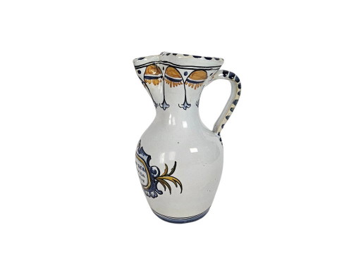 Talavera – Ausgusskrug – Majolika – handbemalt – Spanien – 3. Viertel des 20. Jahrhunderts