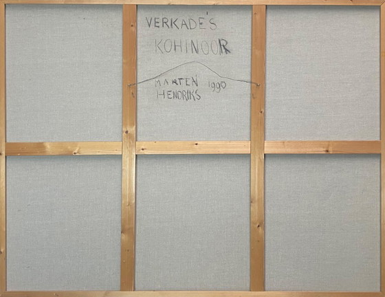 Image 1 of Marten Hendriks - 'Kohinoor' - Acrylverf op doek (190x150 cm)