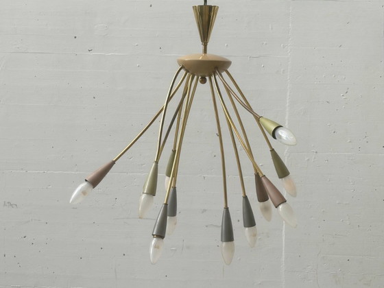Lampada a forma di ragno vintage, anni '50 – Plafoniere, Metal (photo 9 of 12)