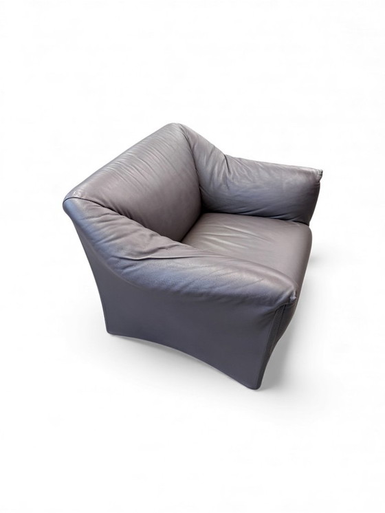 Image 1 of Silla Tentazione de cuero de Mario Bellini para Cassina, años 70
