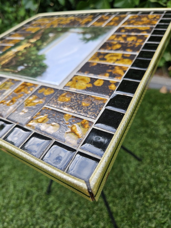 Vintage Bijzettafel Jaren 70 – Ceramic, Metal (photo 6 of 7)