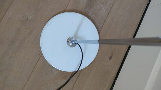 Image 1 of Vintage Floor lamp white chrome vintage lamp