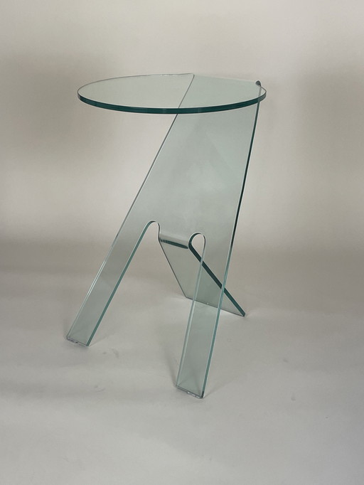 Table en verre, FIAM, fabricant italien Vittorio Livi