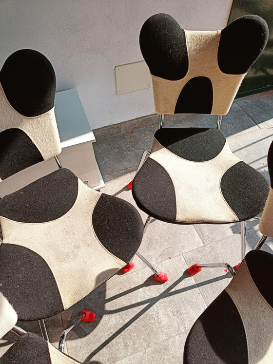 Image 1 of Ensemble de 4 chaises Garriri conçues par Javier Mariscal pour Moroso dans les années 1990.