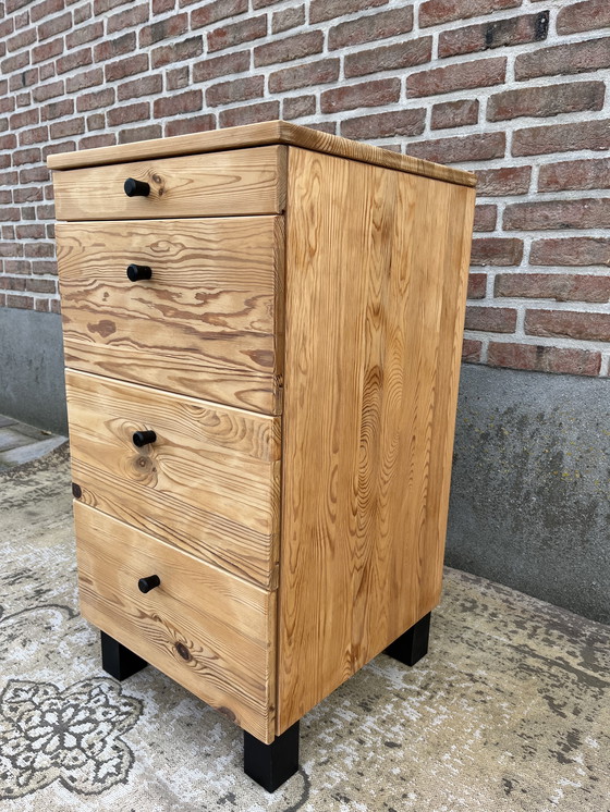 Image 1 of Cassettiera vintage scandinava con 4 cassetti