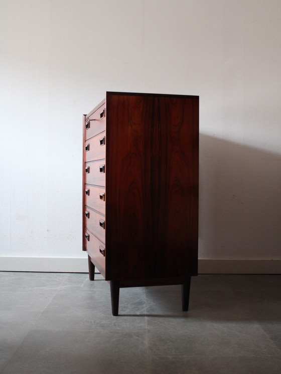 Image 1 of Vintage Deense ladekast in palissander door Gunnar Nielsen Tibergaard