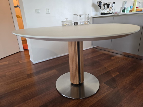 Image 1 of Beige organic dining table